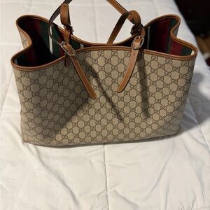 Gucci GG Emblem Maxi Tote